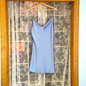 Sky Blue Silky dress (Cotton:ON)